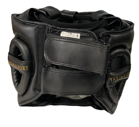 Kask bokserski z osłoną nosa - PRO CZARNY L