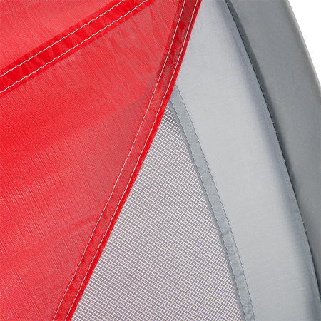 NC3142 CZERWONO-SZARY NAMIOT PLAŻOWY SAMOROZKŁADAJĄCY PODŁOGA NILS