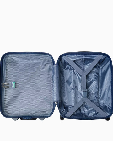 Mini walizka kabinowa Puccini Paris granatowa