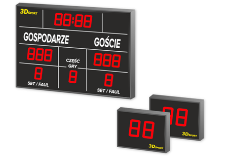 Elektroniczna tablica wyników 3D Sport TW-20-3