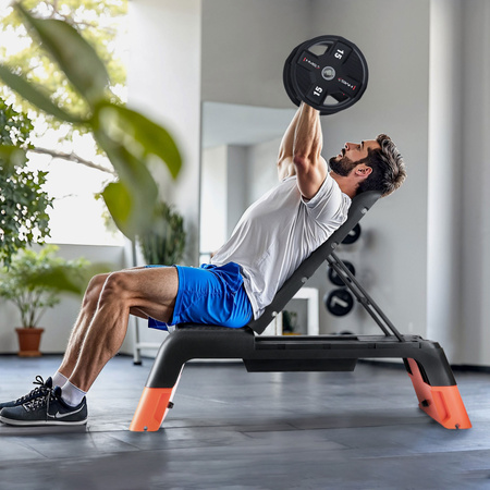 AS009 PRO STEP DO AEROBIKU REGULOWANY Z FUNKCJĄ ŁAWKI COMMERCIAL HMS