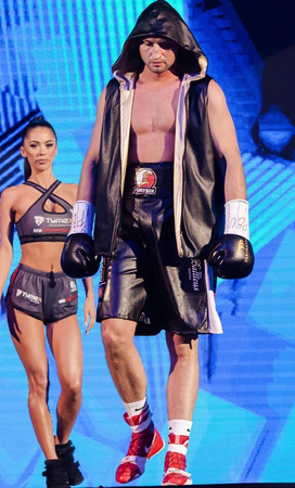 Rękawice bokserskie skórzane TIGER BLACK V 12 oz