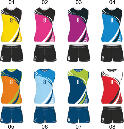 Strój siatkarski Tile 05