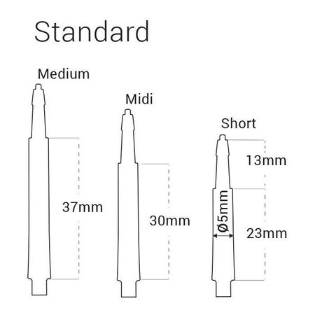 Shafty Harrows Clic Standard, białe