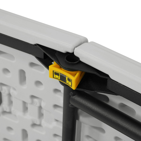 NC3404 SKŁADANA ŁAWKA OGRODOWA 183 CM BIAŁA NILS CAMP