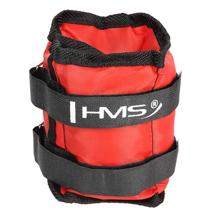 OB03 RED OBCIĄŻNIKI DO ĆWICZEŃ NA KOSTKI I NADGARSTKI 2 x 1.5 KG HMS