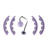 ZESTAW HULA HOP HHW09 VIOLET Z PIŁKĄ GRAWITACYJNĄ I LICZNIKIEM HMS + PAS BR163 BLACK