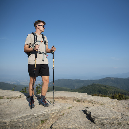 TK8606 KIJE TREKKINGOWE BAMBUSOWE NILS