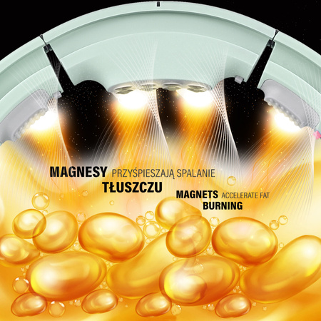 ZESTAW HULA HOP MAGNETYCZNY GREEN HHM13 Z LICZNIKIEM HMS + PAS WYSZCZUPLAJĄCY BR163 RED