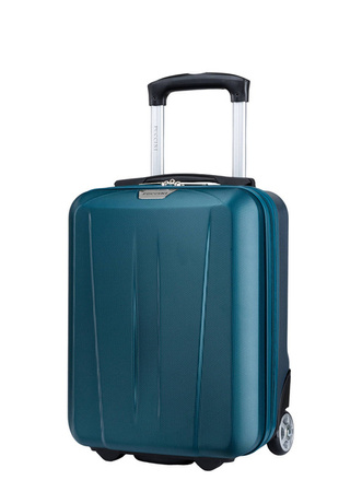 Mini walizka kabinowa Puccini Paris zielona