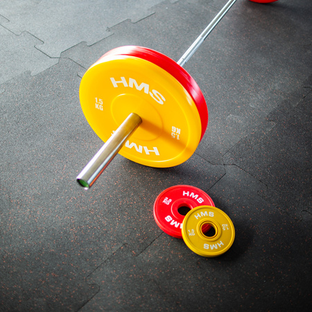 TPP05 (2 x 5.0 KG) WHITE TALERZ OLIMPIJSKI TECHNICZNY PE 2 x 5.0 KG HMS