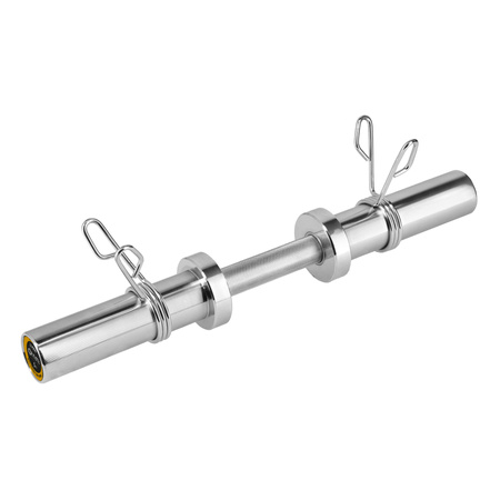 GOP050 (+ZACISKI) GRYF KRÓTKI OLIMPIJSKI 5KG 50CM HMS