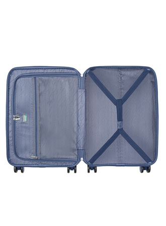 Walizka kabinowa Puccini Casablanca granatowa