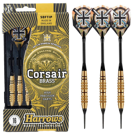 Rzutki Harrows CORSAIR Softip black