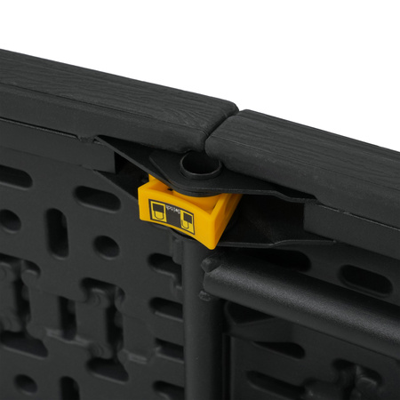 NC3404 SKŁADANA ŁAWKA OGRODOWA 183 CM ANTRACYT NILS CAMP