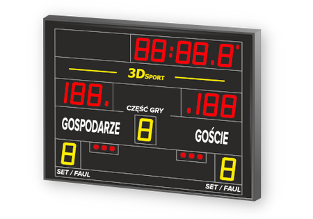 Elektroniczna tablica wyników 3D Sport DTS-10 PRO