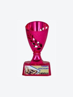 Puchar plastikowy różowy 9200/PINK