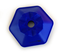 Wysepki grzybki sześciokątne Wielofunkcyjne 10szt Niebieski