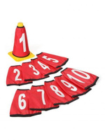 Numery na pachołki 10 sztuk