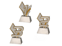 Komplet 3 statuetek RE021