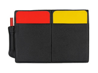 Kartki sędziowskie z notesem