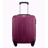 Walizka kabinowa Puccini Paris bordowa