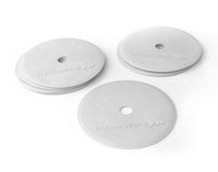 Znaczniki pola płaskie (maty znakujące) - zestaw 10 szt. białe