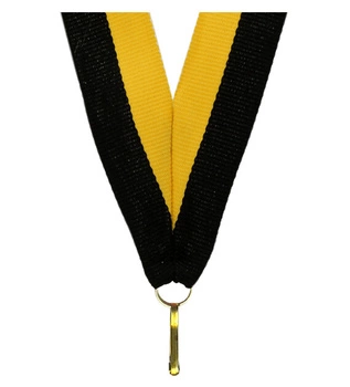 Wstążka żółto-czarna 11 mm