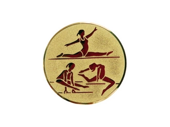 Emblemat gimnastyka dziewczęta