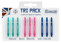 Shafty Harrows TRI PACK Supergrip 3x3 kolorowe