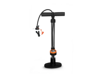 Pompka ręczna 60 cm z ciśnieniomierzem