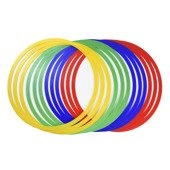 Obręcze plastikowe 45cm 12szt. AGR-195S12