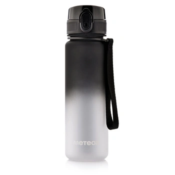 Bidon sportowy Meteor 500 ml czarny / biały
