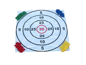 Tarcza z woreczkami - gra zręcznościowa