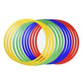 Obręcze plastikowe 45cm 12szt. AGR-195S12