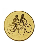 Emblemat kolarstwo, rowerzyści 25 mm