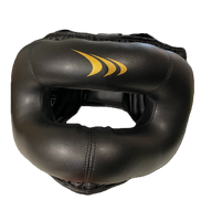 Kask bokserski z osłoną nosa - PRO CZARNY M