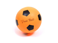 Piłka gumowa - piłka nożna pomarańczowa