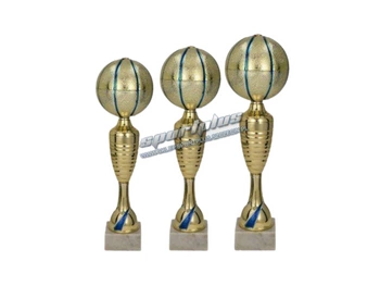 Zestaw 3 pucharów W1031 koszykówka