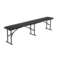 NC3404 SKŁADANA ŁAWKA OGRODOWA 183 CM ANTRACYT NILS CAMP