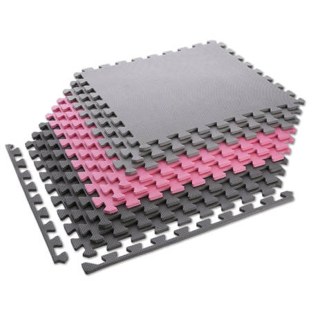 MP10 MATA PUZZLE MULTIPACK PINK-GREY 9 ELEMENTÓW 10MM ONE FITNESS