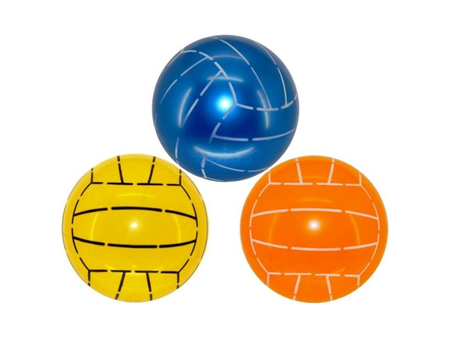 Piłka gumowa PVC - siatkówka niebieska