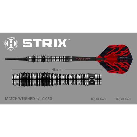 Rzutki Harrows Strix 90% Softip B