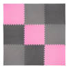 MP10 MATA PUZZLE MULTIPACK PINK-GREY 9 ELEMENTÓW 10MM ONE FITNESS